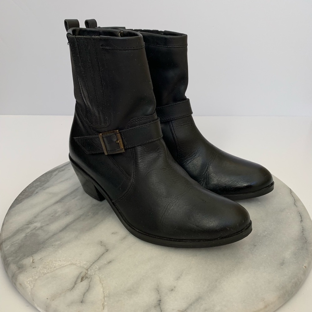 MIA western leather black boots